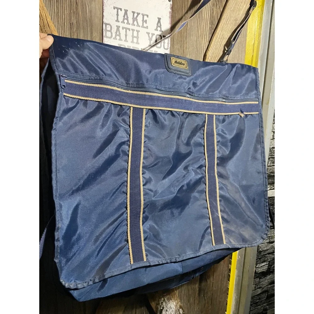 Holiday Garment Bag Luggage Suit Garment Bag Suitcase Navy‎ Blue Travel Bag